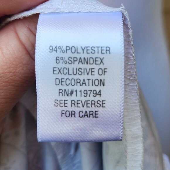 Apt. 9 Multicolor Print Dress Lightweight Embellished Sleeveless Patriotic - Picture 12 of 14